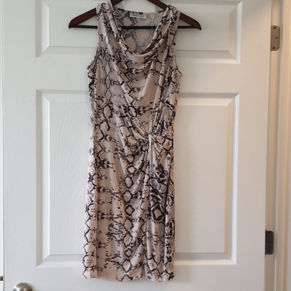 Animal print dress